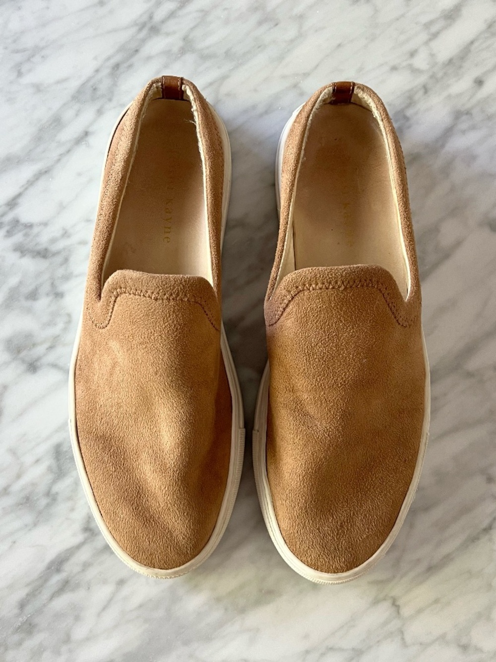 Jenni Kayne Suede Slider Sneakers Honey Slip On EU 41